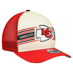 Youth Banner 9FIFTY A-Frame Adjustable Trucker Hat - Kansas City Chiefs