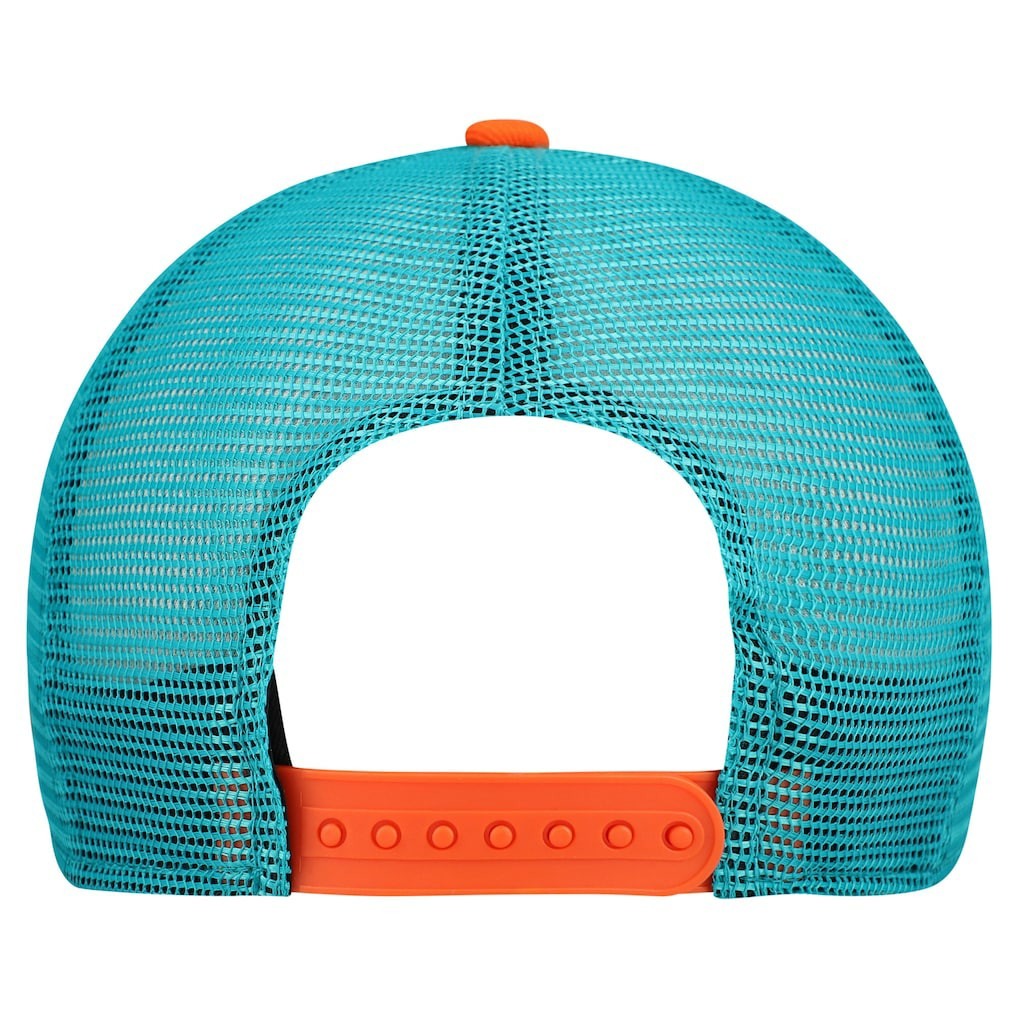 Youth Banner 9FIFTY A-Frame Adjustable Trucker Hat - Miami Dolphins