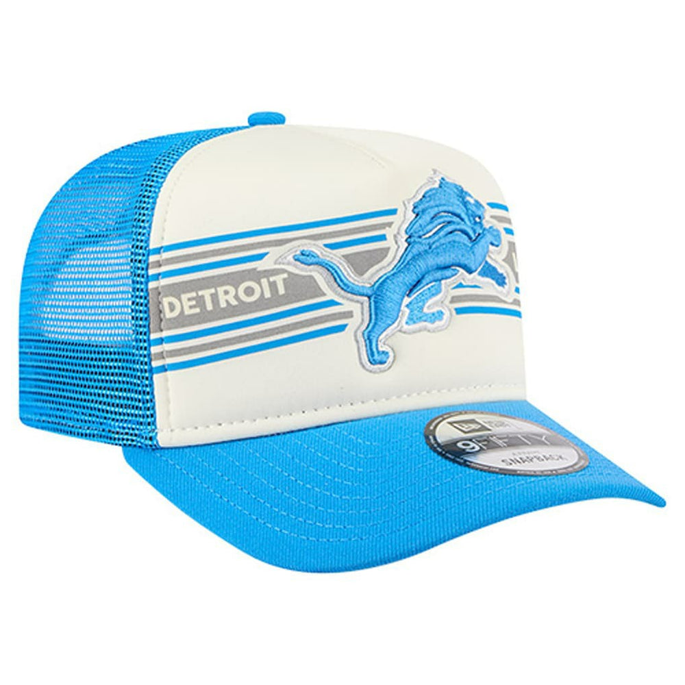 Youth Banner 9FIFTY A-Frame Adjustable Trucker Hat - Detroit Lions