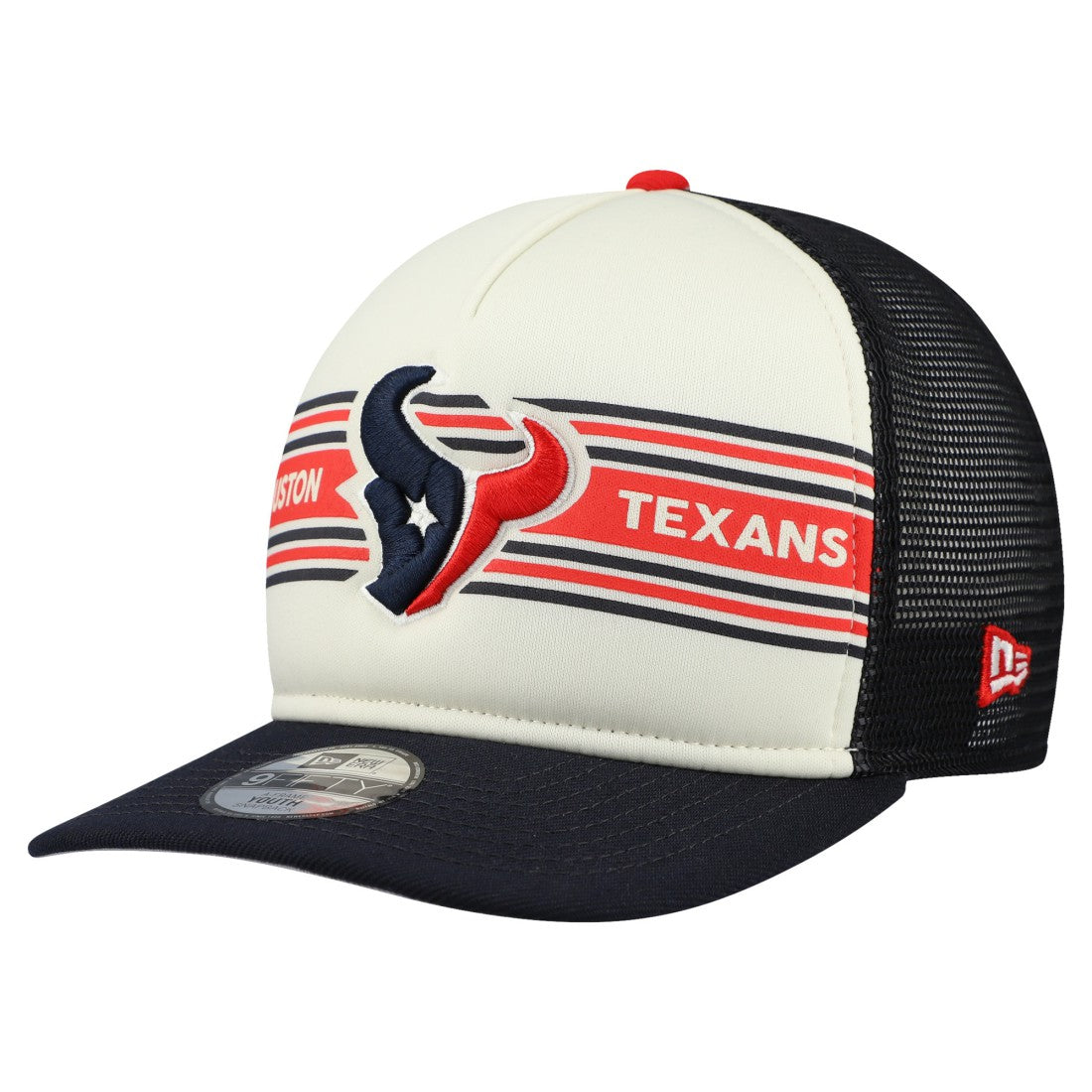 Youth Banner 9FIFTY A-Frame Adjustable Trucker Hat - Houston Texans