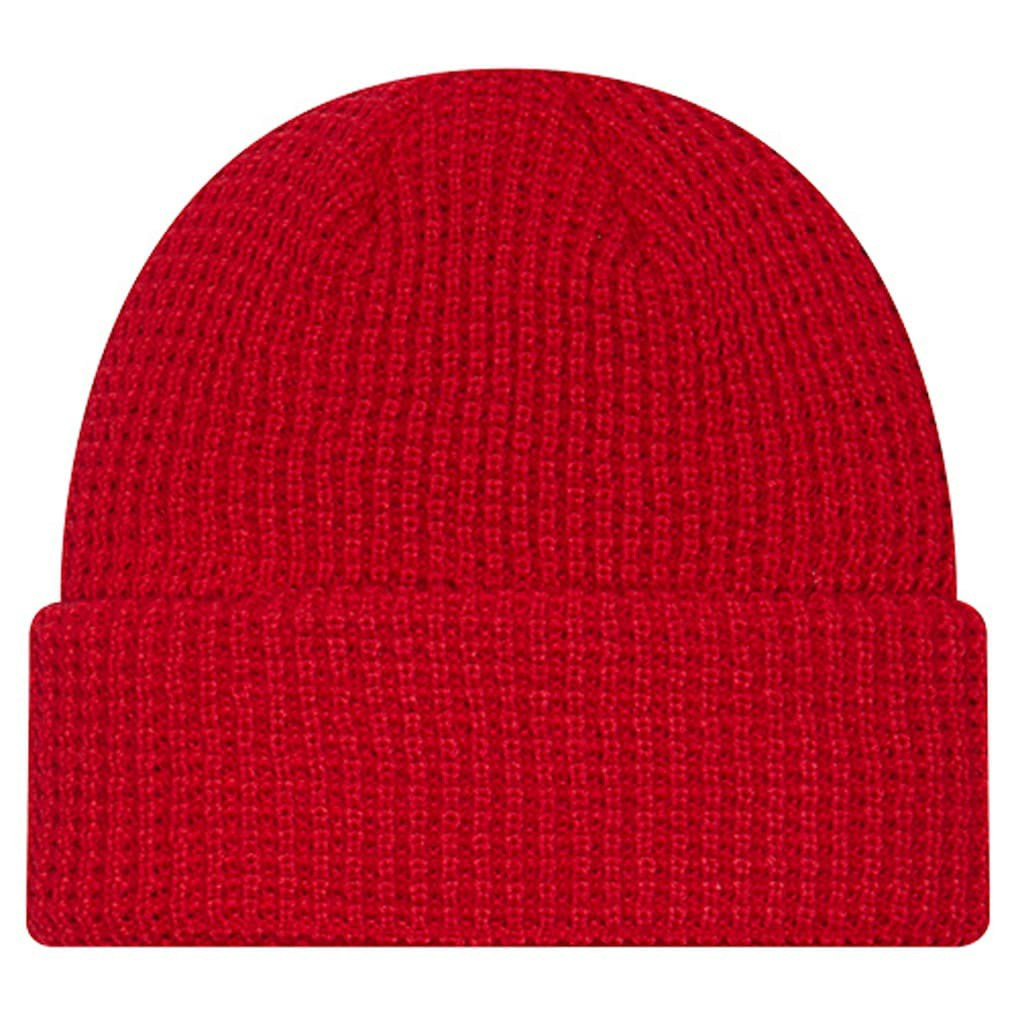 Youth Waffle Cuffed Knit Hat - San Francisco 49ers