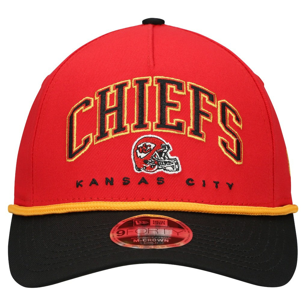 Preschool Arch COOLERA 9FORTY A-Frame M-Crown Adjustable Hat - Kansas City Chiefs