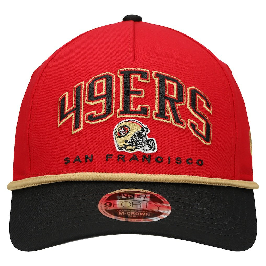 Preschool Arch COOLERA 9FORTY A-Frame M-Crown Adjustable Hat - San Francisco 49ers