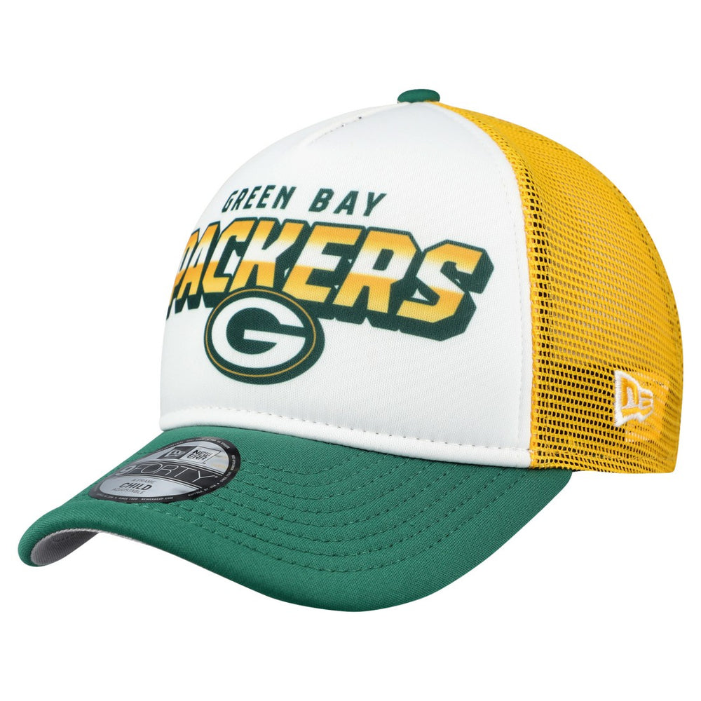 Preschool 9FORTY A-Frame Adjustable Hat - Green Bay Packers
