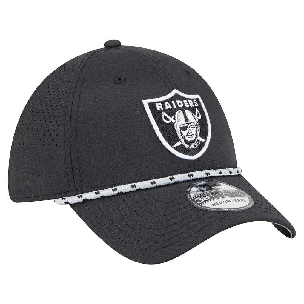 Perforated 39THIRTY Flex Hat - Las Vegas Raiders