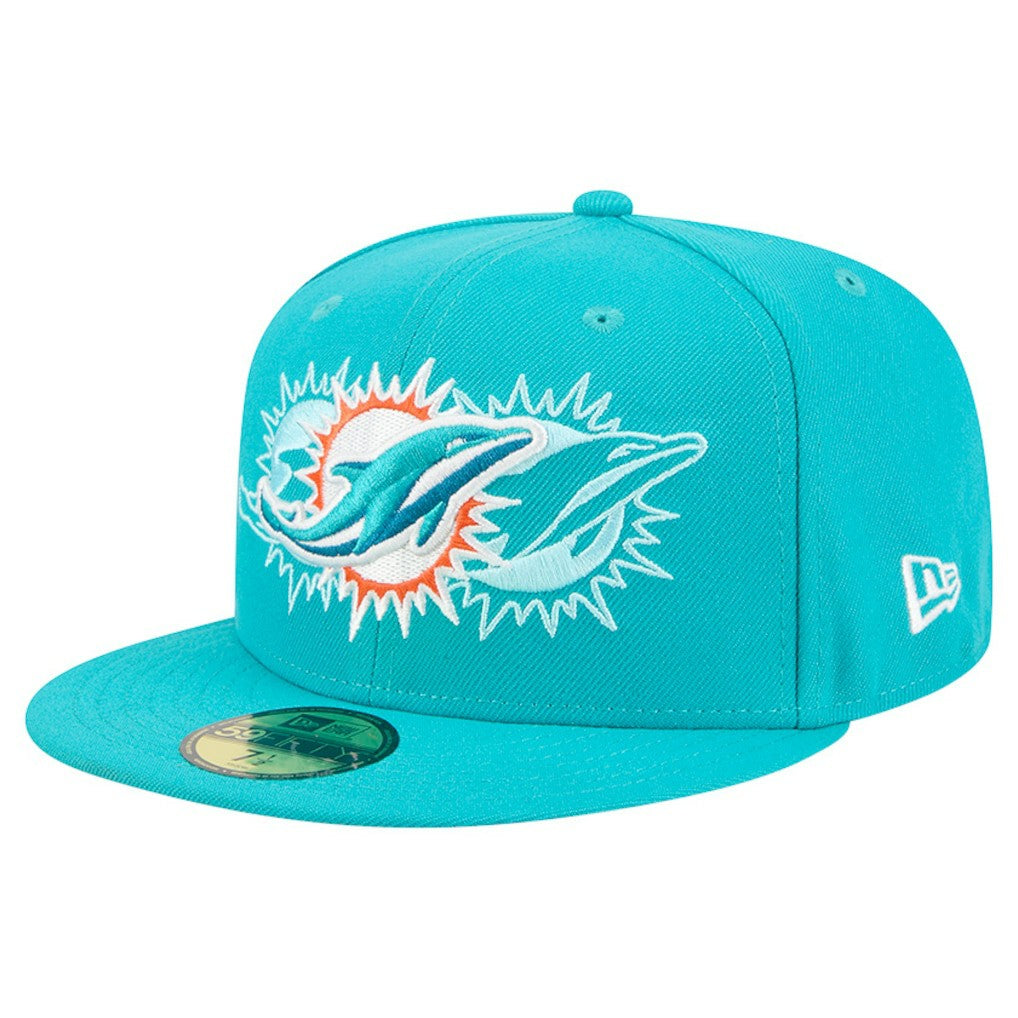 Tri-Hit 59FIFTY Fitted Hat - Miami Dolphins