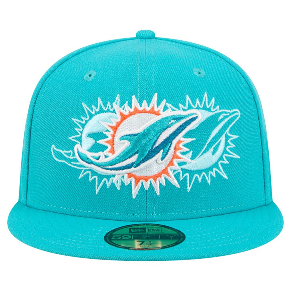 Tri-Hit 59FIFTY Fitted Hat - Miami Dolphins