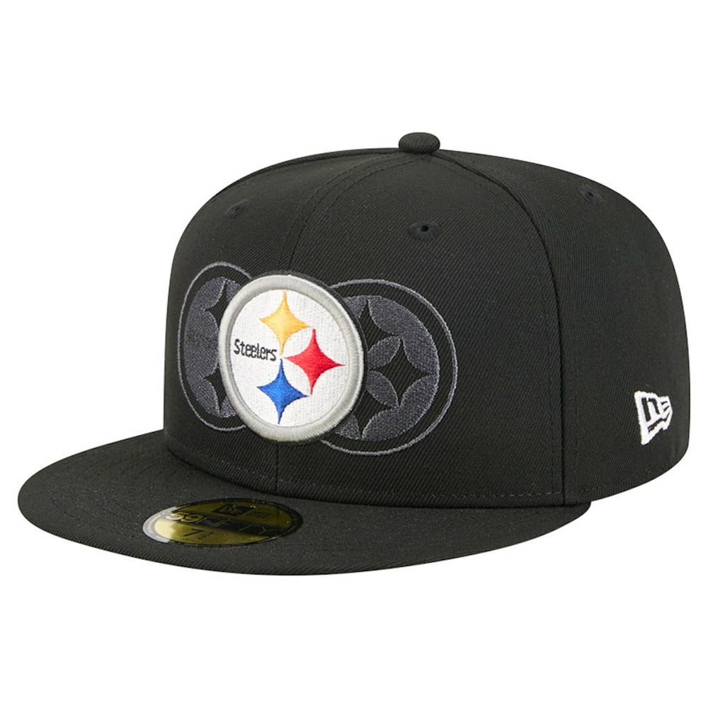 Tri-Hit 59FIFTY Fitted Hat - Pittsburgh Steelers
