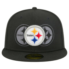Tri-Hit 59FIFTY Fitted Hat - Pittsburgh Steelers