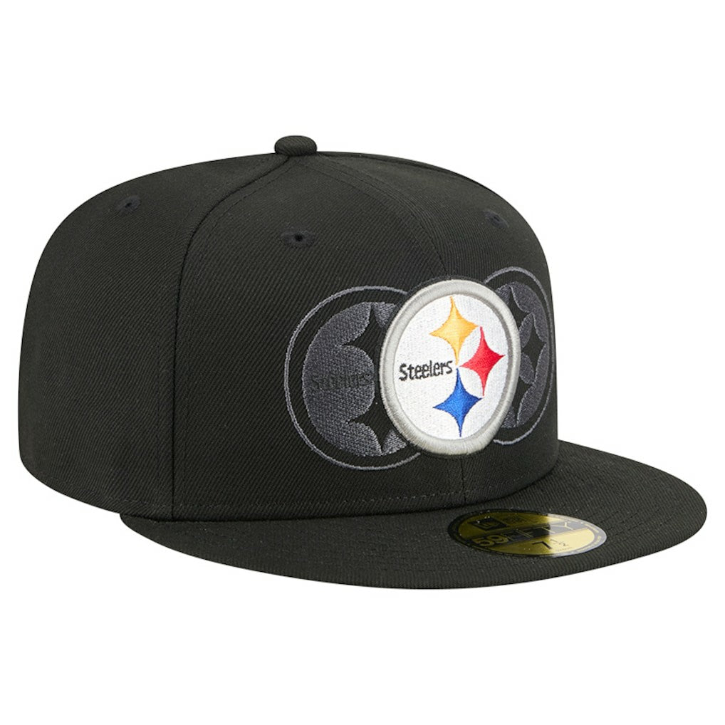 Tri-Hit 59FIFTY Fitted Hat - Pittsburgh Steelers