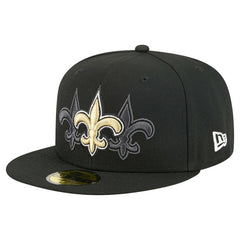 Tri-Hit 59FIFTY Fitted Hat - New Orleans Saints