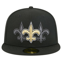 Tri-Hit 59FIFTY Fitted Hat - New Orleans Saints