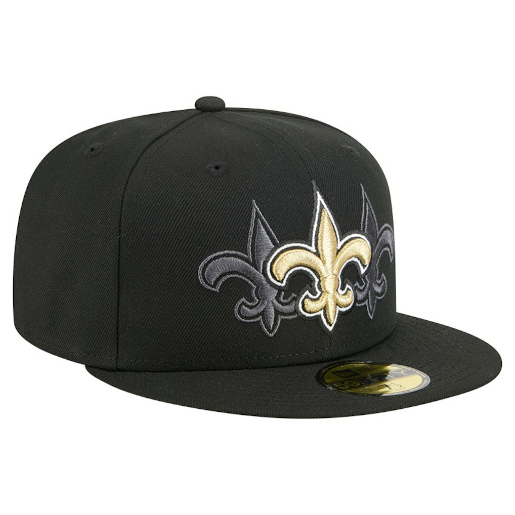 Tri-Hit 59FIFTY Fitted Hat - New Orleans Saints