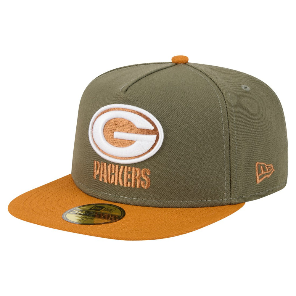 Color Pack A-Frame 59FIFTY Fitted Hat - Green Bay Packers
