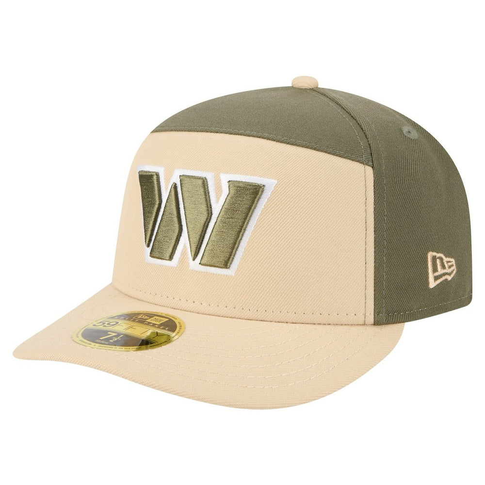 Two-Tone Color Pack Split Panel 59FIFTY Fitted Hat - Washington Commanders