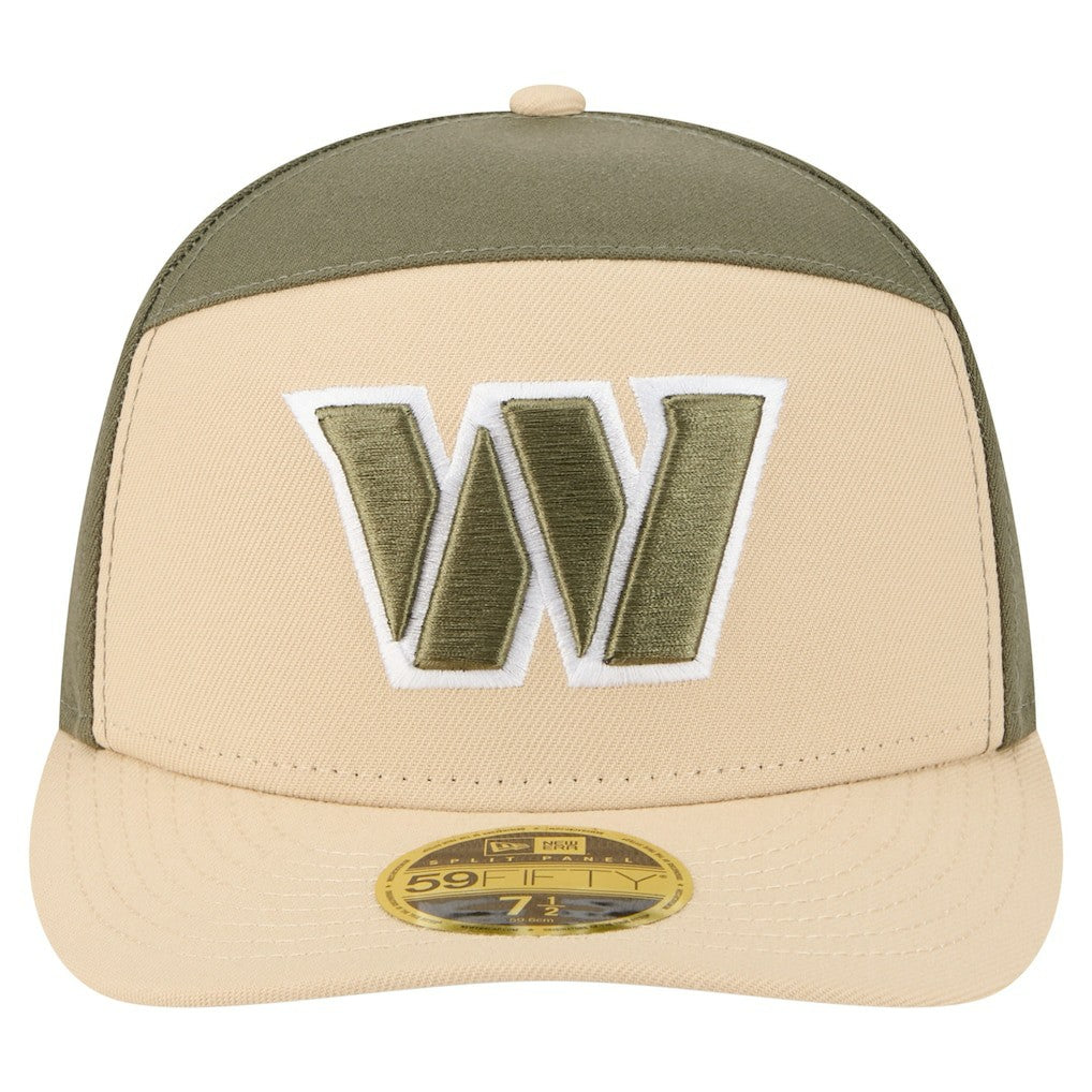 Two-Tone Color Pack Split Panel 59FIFTY Fitted Hat - Washington Commanders