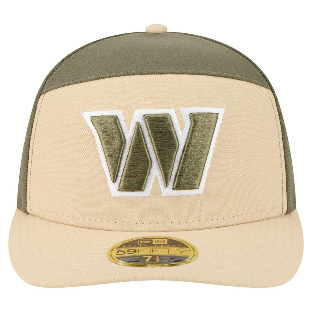 Two-Tone Color Pack Split Panel 59FIFTY Fitted Hat - Washington Commanders