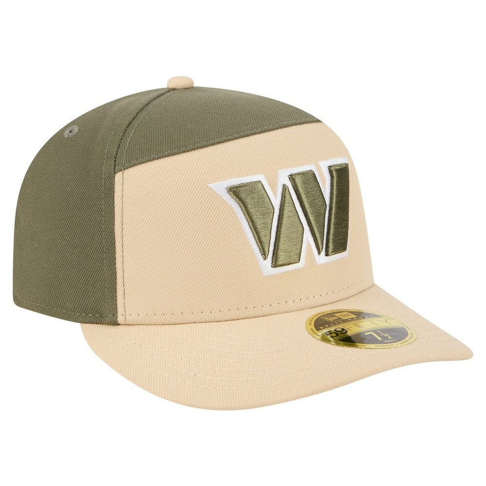 Two-Tone Color Pack Split Panel 59FIFTY Fitted Hat - Washington Commanders