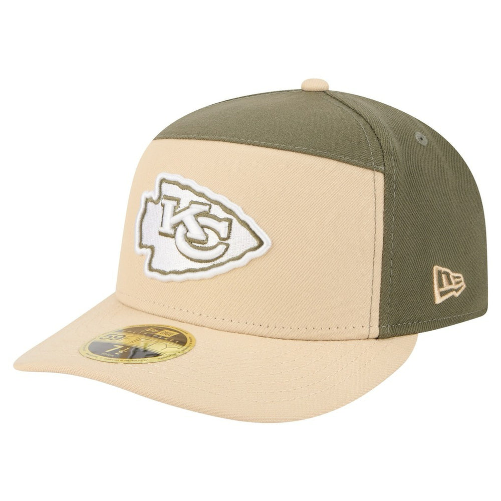 Two-Tone Color Pack Split Panel 59FIFTY Fitted Hat - Kansas City Chiefs