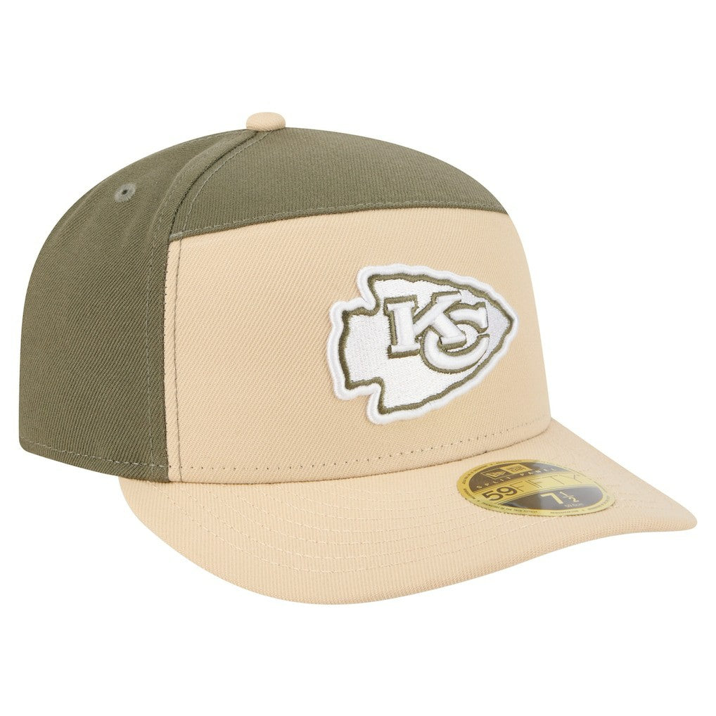 Two-Tone Color Pack Split Panel 59FIFTY Fitted Hat - Kansas City Chiefs