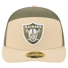 Two-Tone Color Pack Split Panel 59FIFTY Fitted Hat - Las Vegas Raiders
