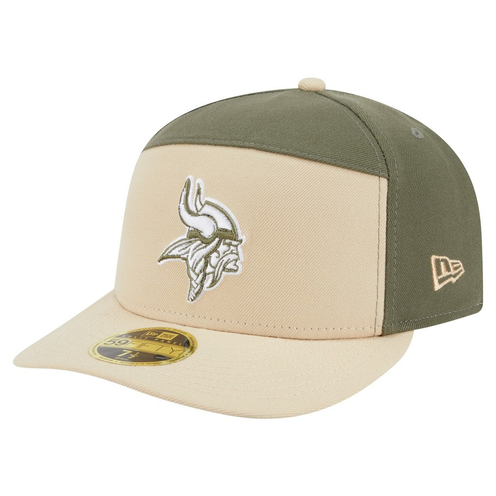 Two-Tone Color Pack Split Panel 59FIFTY Fitted Hat - Minnesota Vikings