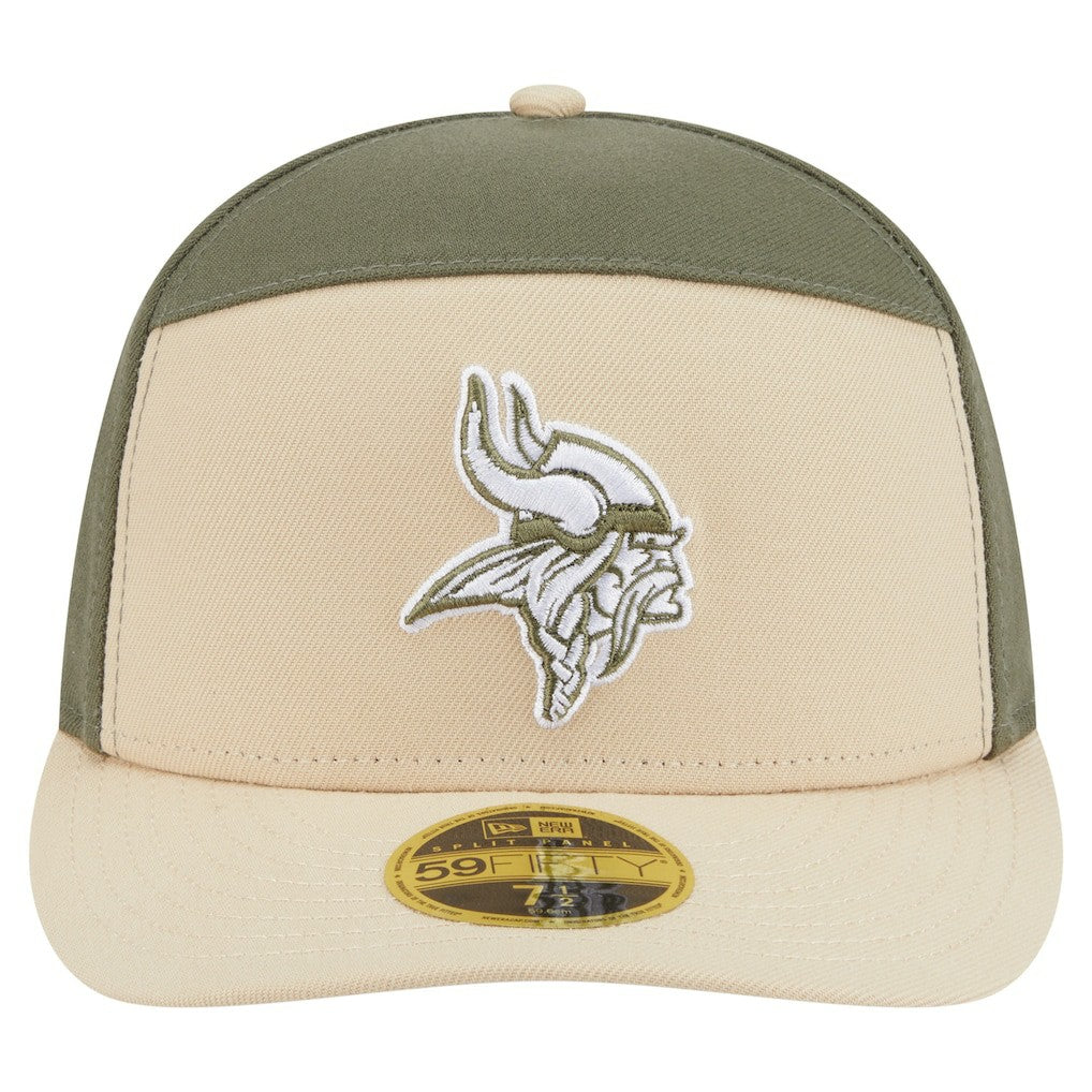 Two-Tone Color Pack Split Panel 59FIFTY Fitted Hat - Minnesota Vikings