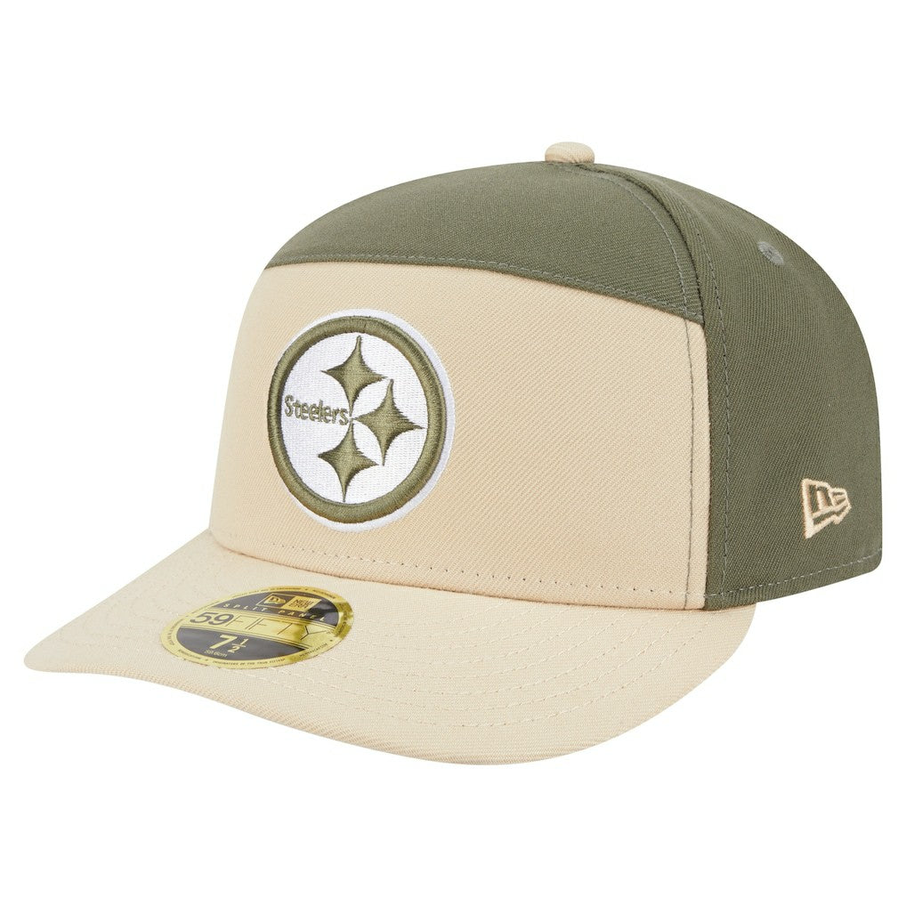 Two-Tone Color Pack Split Panel 59FIFTY Fitted Hat - Pittsburgh Steelers