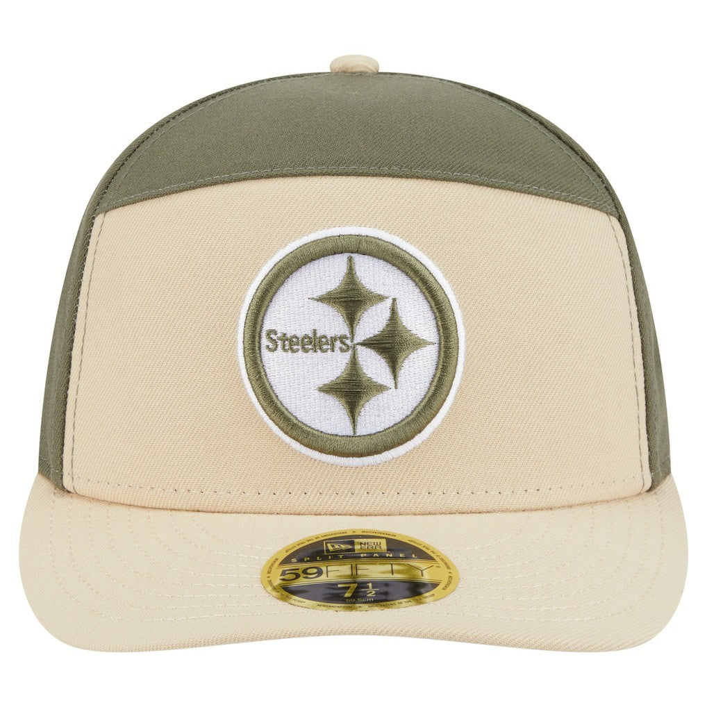 Two-Tone Color Pack Split Panel 59FIFTY Fitted Hat - Pittsburgh Steelers