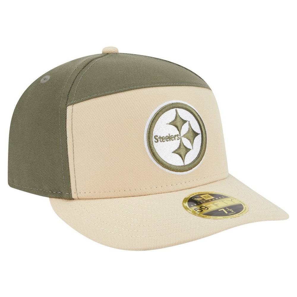Two-Tone Color Pack Split Panel 59FIFTY Fitted Hat - Pittsburgh Steelers