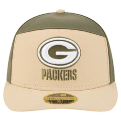 Two-Tone Color Pack Split Panel 59FIFTY Fitted Hat - Green Bay Packers