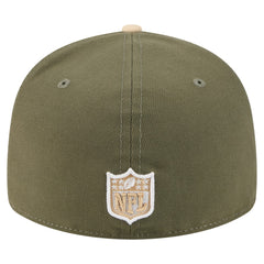 Two-Tone Color Pack Split Panel 59FIFTY Fitted Hat - Green Bay Packers