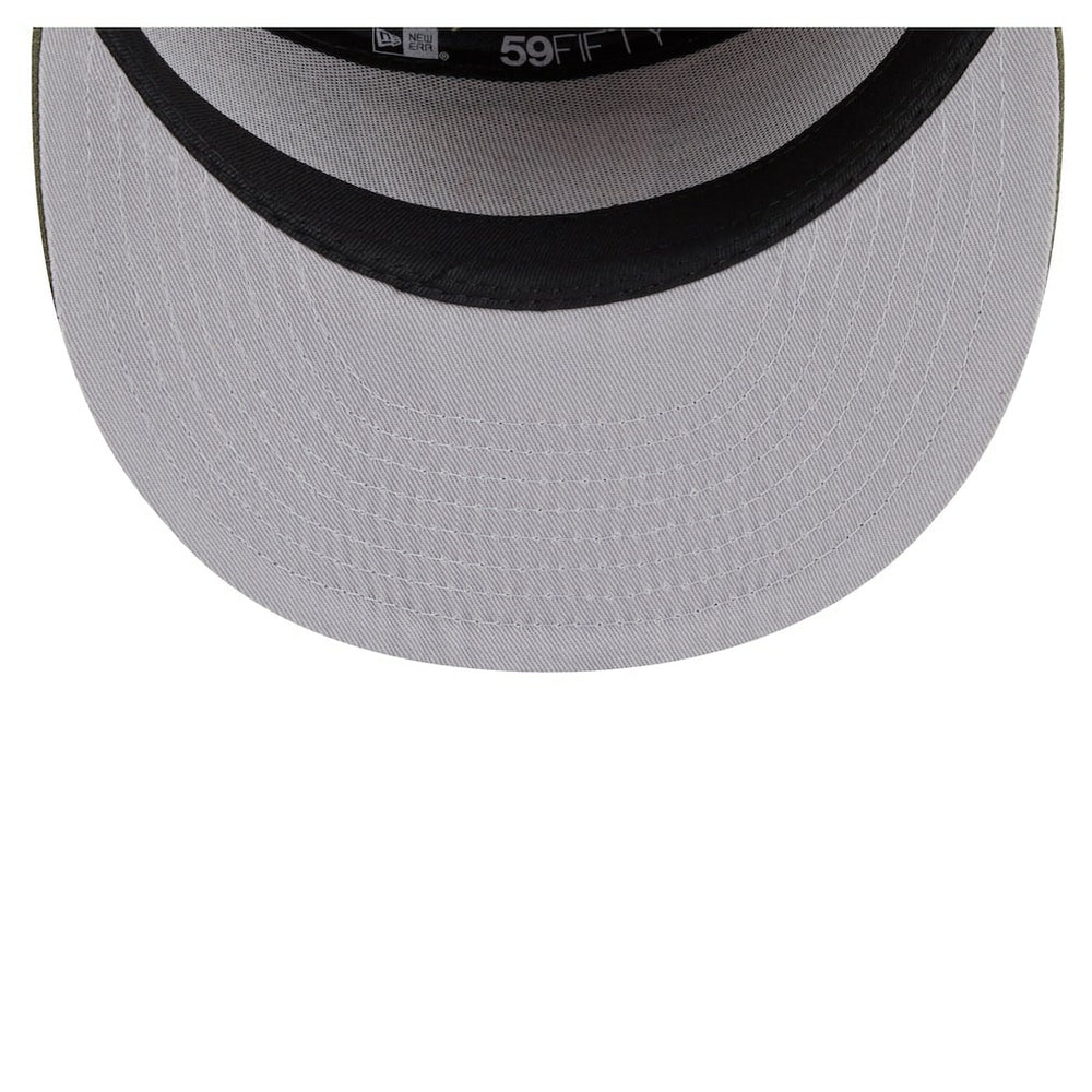 Two-Tone Color Pack Split Panel 59FIFTY Fitted Hat - Las Vegas Raiders
