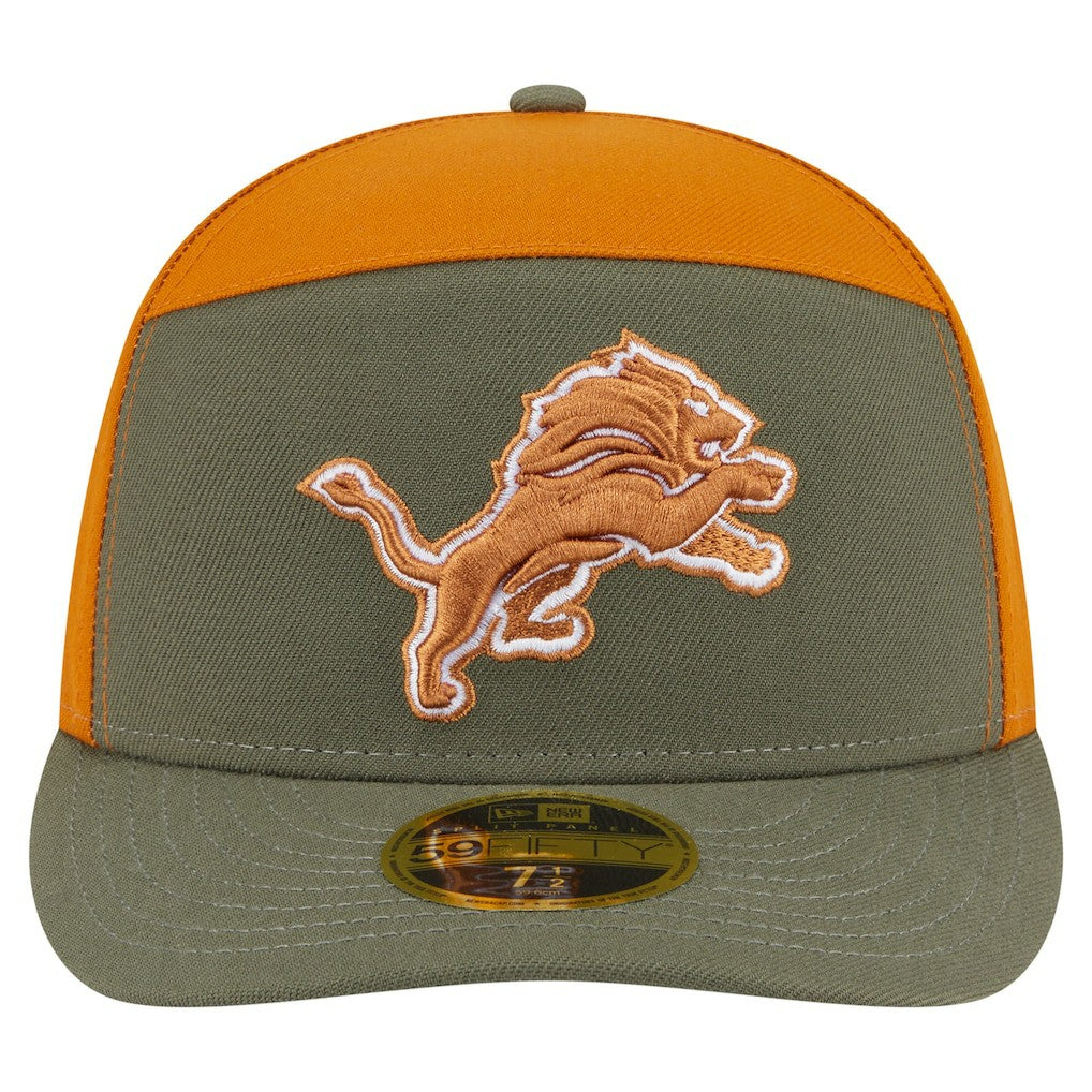 Two-Tone Color Pack Split Panel 59FIFTY Fitted Hat - Detroit Lions