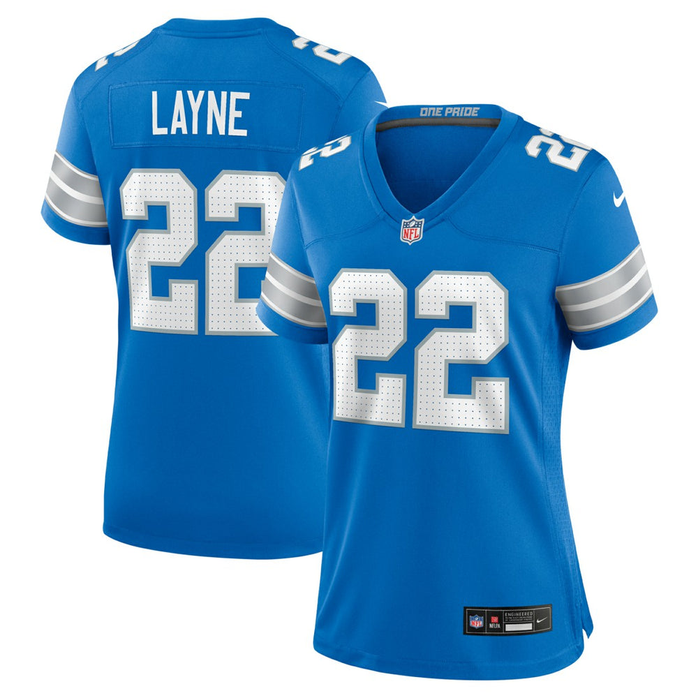 Bobby Layne  Women's Retired Player Game Jersey - Detroit Lions