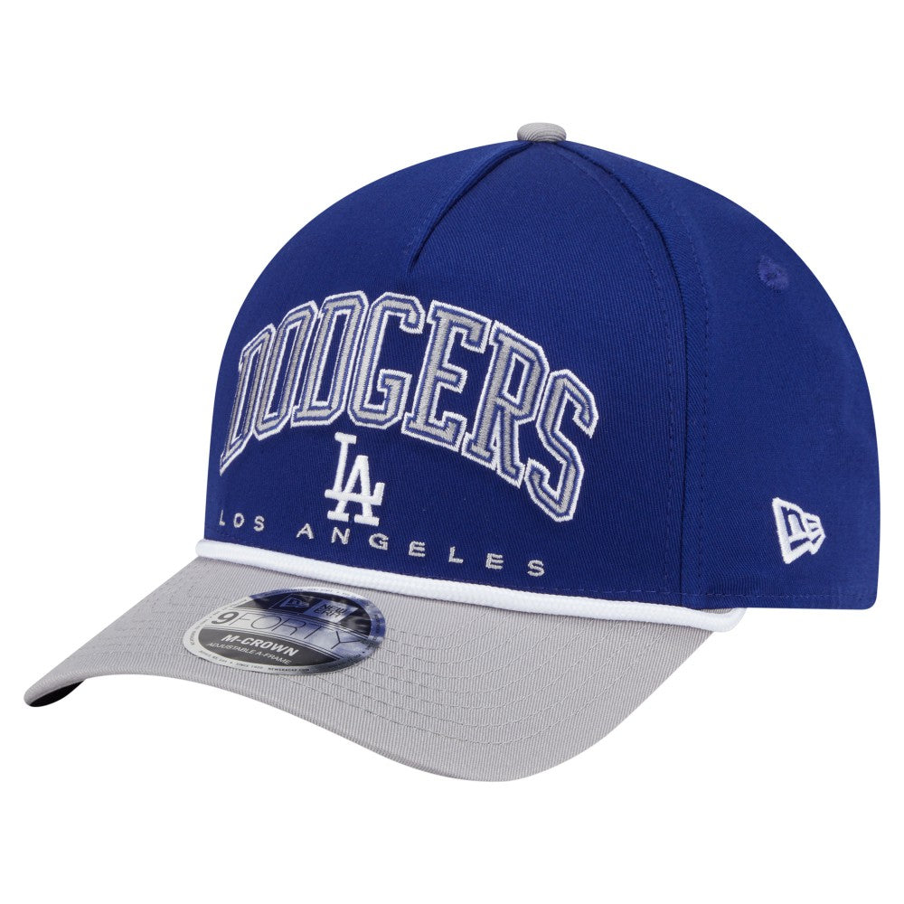 MLB Los Angeles Dodgers New Era Arch 9FORTY A-Frame M-Crown Adjustable Hat