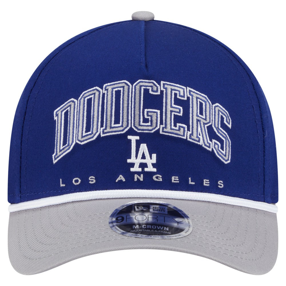MLB Los Angeles Dodgers New Era Arch 9FORTY A-Frame M-Crown Adjustable Hat