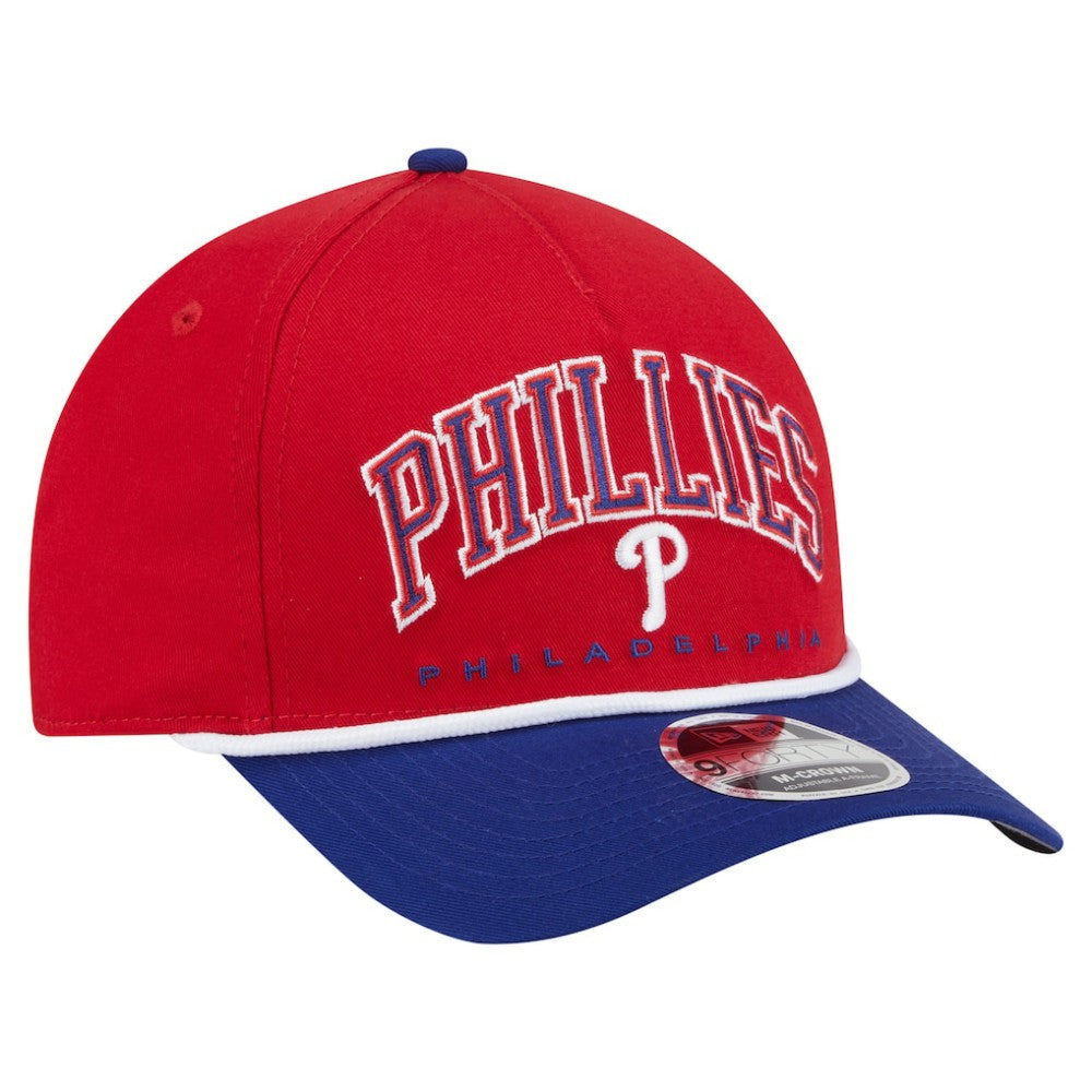 MLB Philadelphia Phillies New Era Arch 9FORTY A-Frame M-Crown Adjustable Hat