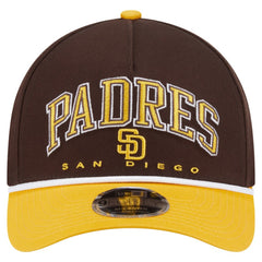 MLB San Diego Padres New Era Arch 9FORTY A-Frame M-Crown Adjustable Hat