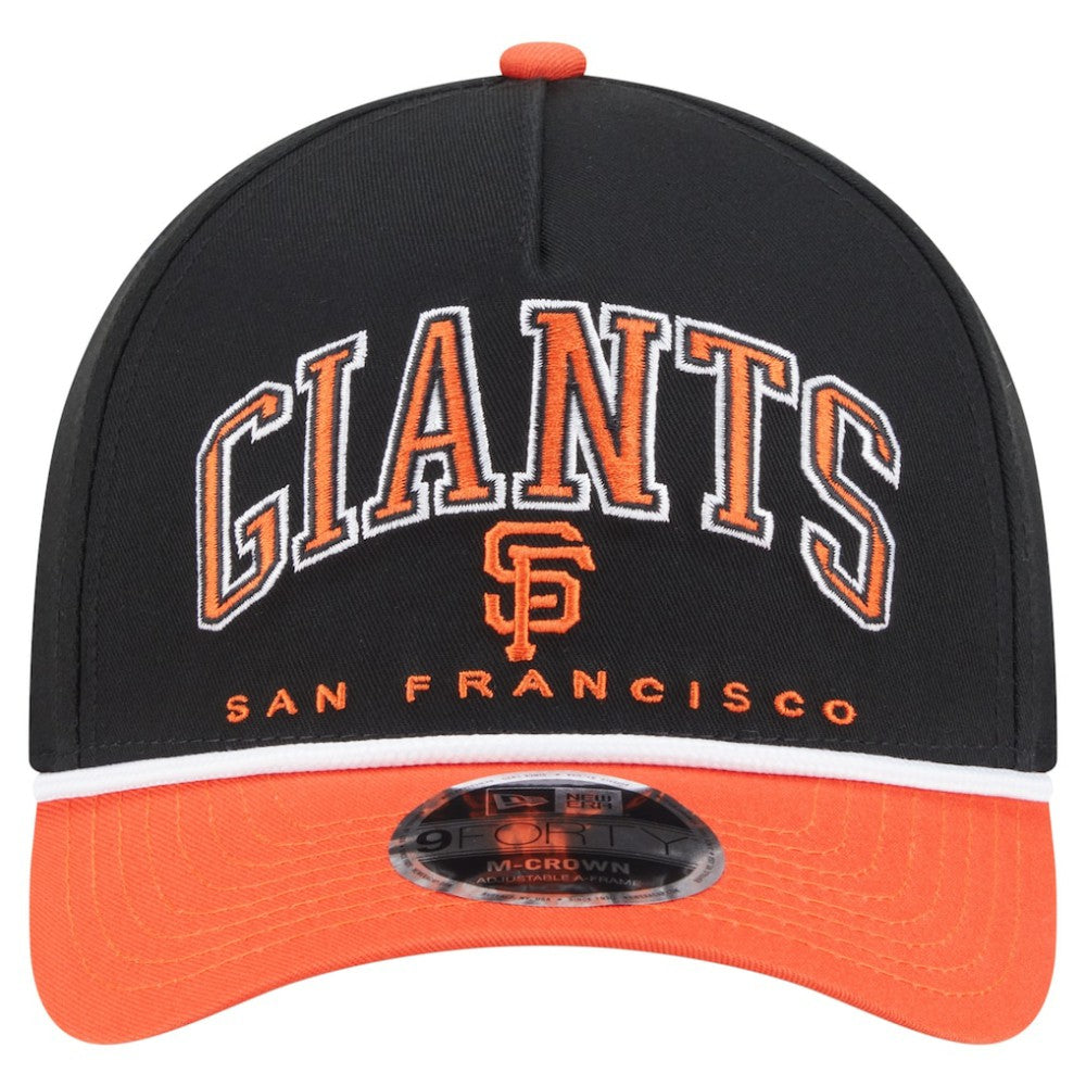 MLB San Francisco Giants New Era Arch 9FORTY A-Frame M-Crown Adjustable Hat