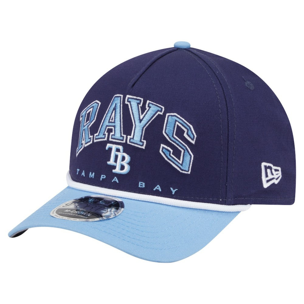 MLB Tampa Bay Rays New Era Arch 9FORTY A-Frame M-Crown Adjustable Hat