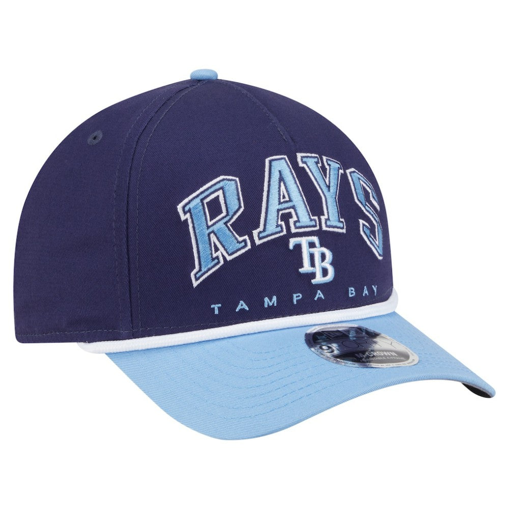 MLB Tampa Bay Rays New Era Arch 9FORTY A-Frame M-Crown Adjustable Hat