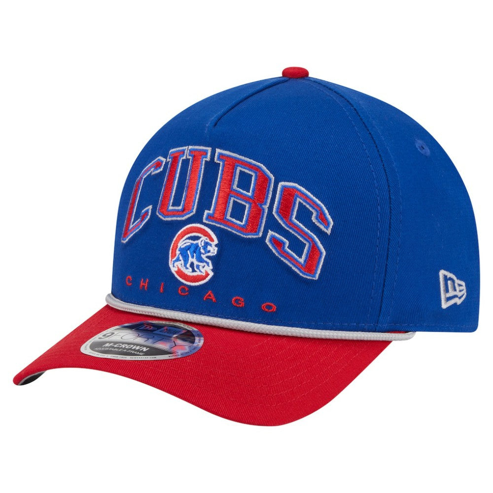 MLB Chicago Cubs New Era Arch 9FORTY A-Frame M-Crown Adjustable Hat