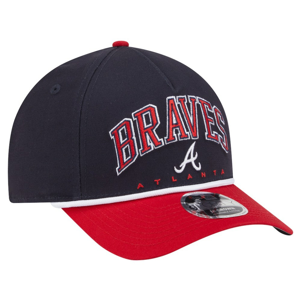 MLB Atlanta Braves New Era Arch 9FORTY A-Frame M-Crown Adjustable Hat