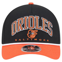 MLB Baltimore Orioles New Era Arch 9FORTY A-Frame M-Crown Adjustable Hat