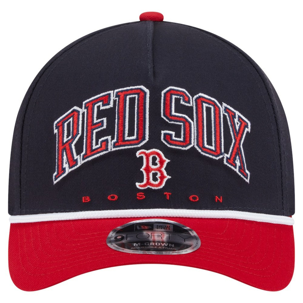 MLB Boston Red Sox New Era Arch 9FORTY A-Frame M-Crown Adjustable Hat