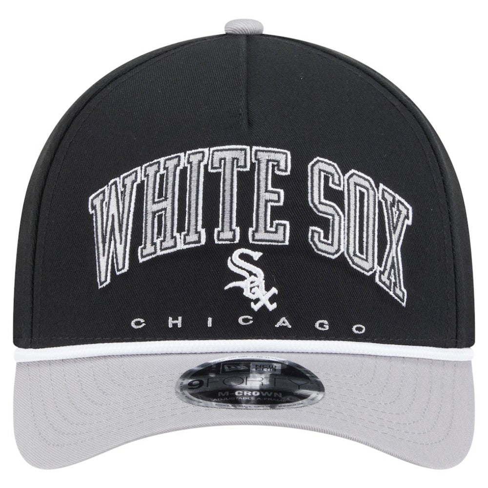 MLB Chicago White Sox New Era Arch 9FORTY A-Frame M-Crown Adjustable Hat
