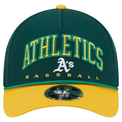 MLB Athletics New Era Arch 9FORTY A-Frame M-Crown Adjustable Hat