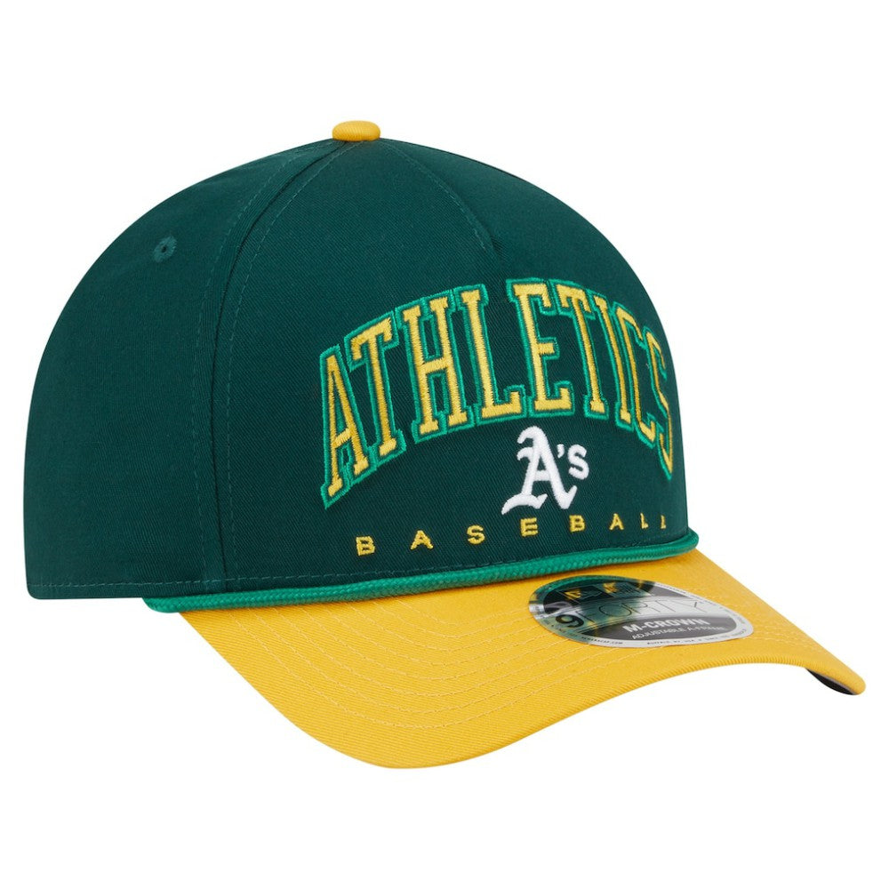 MLB Athletics New Era Arch 9FORTY A-Frame M-Crown Adjustable Hat