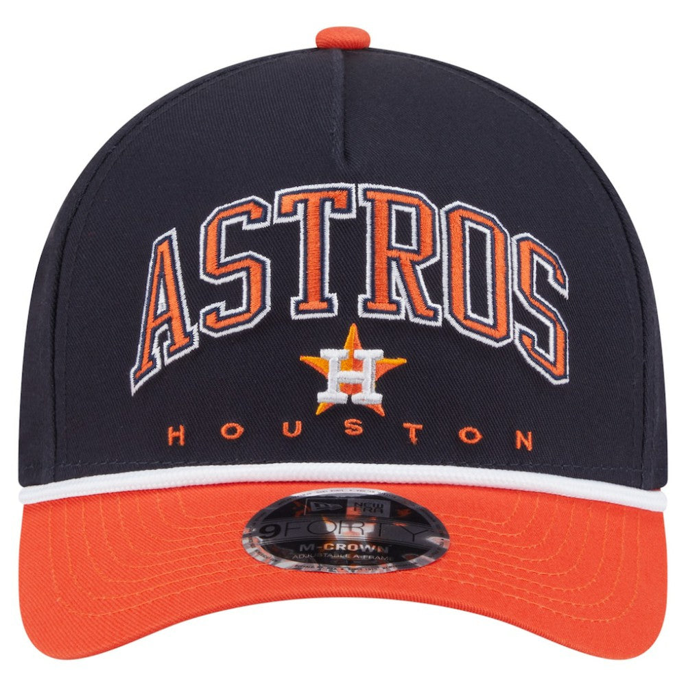 MLB Houston Astros New Era Arch 9FORTY A-Frame M-Crown Adjustable Hat